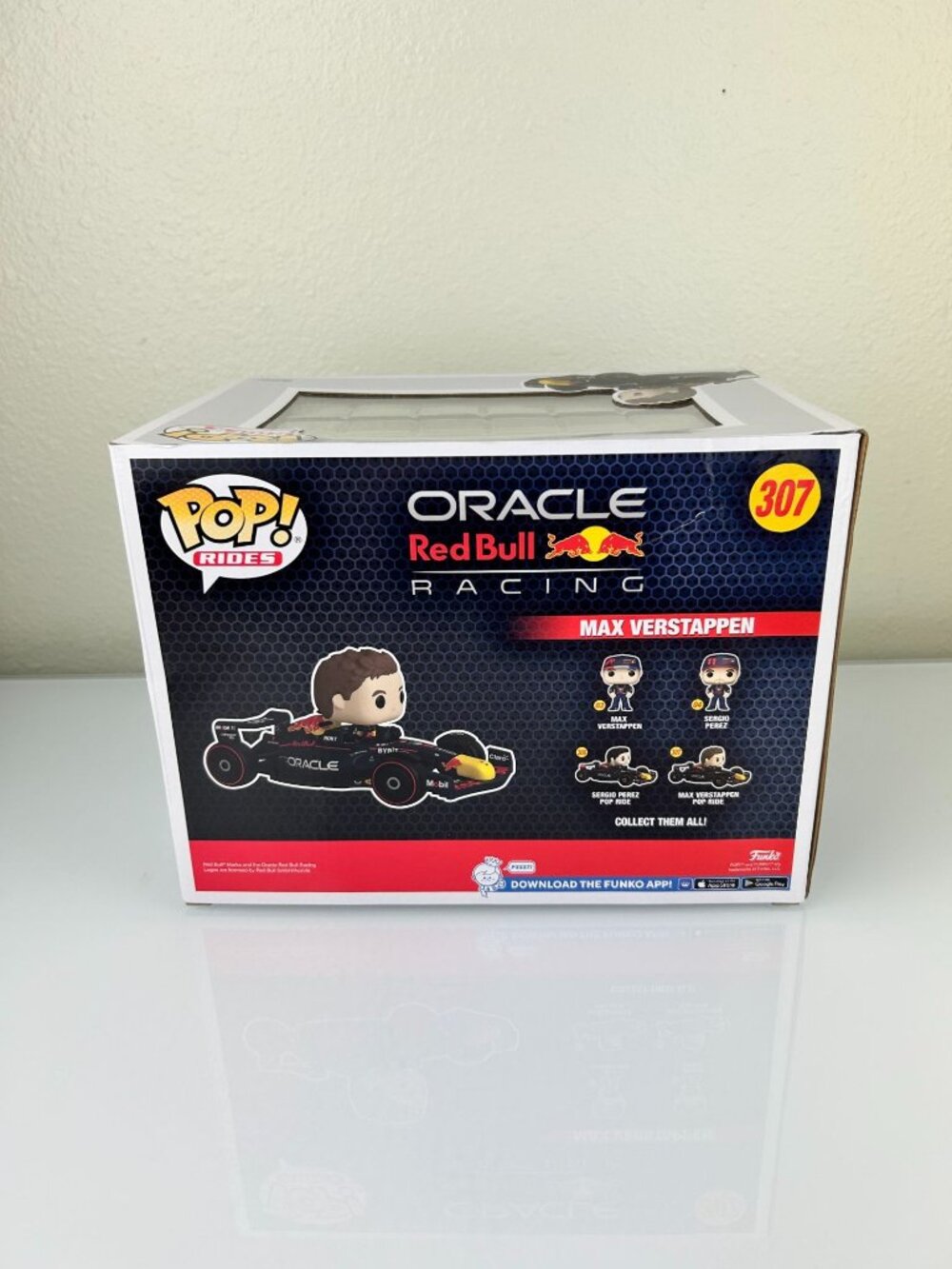 Funko Pop Rides Oracle Red Bull Racing Max Verstappen Deluxe #307 Figure Toy - Picture 7 of 16